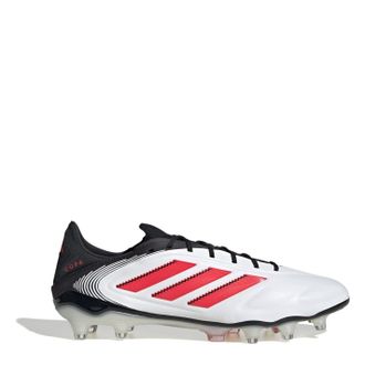 adidas Mens Copa Pure Iii Elite Adults Firm Ground Football Boots in White/Red - Size UK 11.5