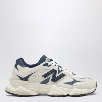 New Balance Sneaker 9060 blu navy e lino in mesh e suede