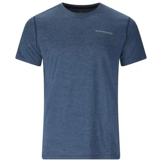 ENDURANCE Abdon Melange S/S Tee Funktionsshirt f&uuml;r Herren | blau