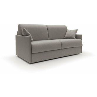 Divani.Store Divani.store - Evans Divano letto matrimoniale in tessuto impermeabile T13 189 cm (mat. 160x197) tortora