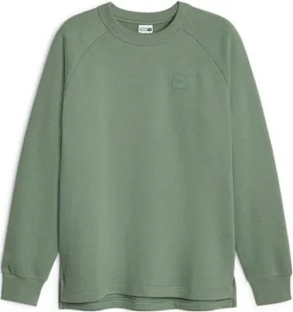 Puma Loose-Fit Sports Pullover Sweatshirt Green 625299-44