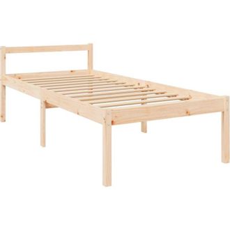 vidaXL vidaXL Senior Bed without Mattress 90x200cm Solid Wood Pine