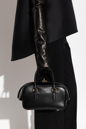 Balenciaga Le 7 Bowling Small Handbag, Womens, Black