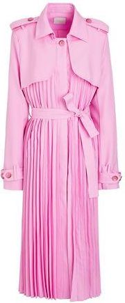 8 by YOOX RECYCLED POLY PLEATED MIDI TRENCH