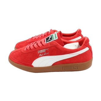 Puma Sneakers, male, Red, Size: 11 1/2 US Vlado Stenzel Suede