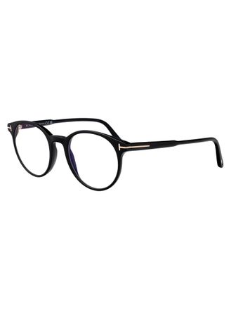 Tom Ford FT5695-B Black Acetate Optical Eyeglasses - Black