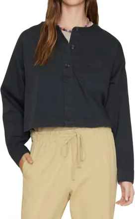 Xirena Nicky Top In Washed Black