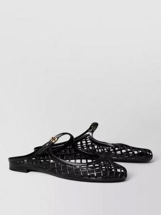 Tory Burch mary jane jelly mules mesh perforated