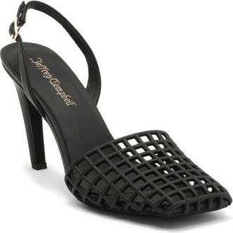 Jeffrey Campbell Aviary Slingback Jelly Pump in Black Matte at Nordstrom, Size 5.5