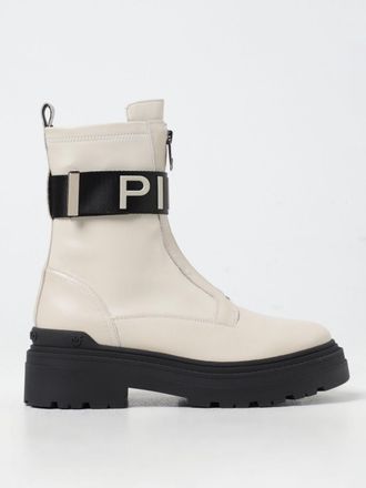 Pinko Stivaletto Pinko in pelle con nastro stretch logato