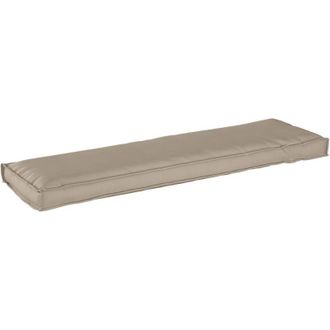 vidaXL Coj&iacute;n De Pal&eacute; Para Banco Taup&eacute; 140 X 40 X 8 Cm Tela Oxford Vidaxl