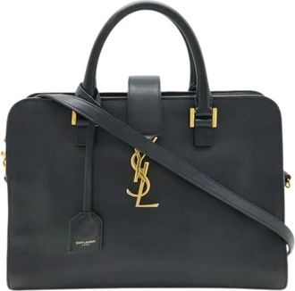 Saint Laurent Pre-owned Handbags, female, Blue, Size: ONE SIZE Pre-owned Vintage Handbag