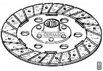 CARRARO Carraro Disco De Embrague R&iacute;gido Para Tractor Agr&iacute;cola Super Tiger 15201