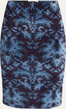 Etro Straight Knee-Length Skirt