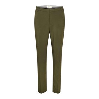 Part Two Bosnacht Elegante Broek - Dames - Slim Fit Broeken - Groen - M - Broeken