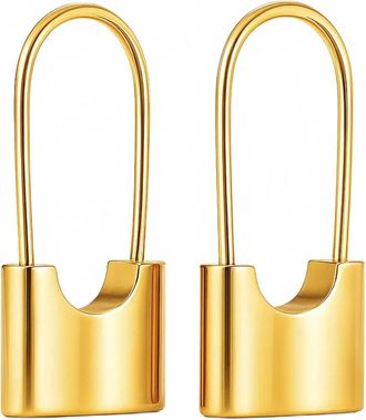 Ellie Vail Womens Londyn Lock Earring In Gold