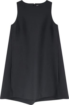 Balenciaga A-lijn Jurk - Dames - Korte kleedjes - Zwart - XS - Katoen - Kleedjes