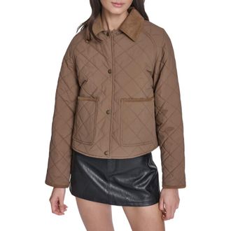 Levi's Quilted Barn Jacket in Bison at Nordstrom, Size X-Small
