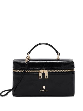 Furla mini Camelia tote bag - women - Calf Leather - OS - Black