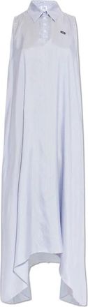 VETEMENTS Losvallende Zijden Jurk - Dames - Casual kleedjes - Blauw - S - Kleedjes