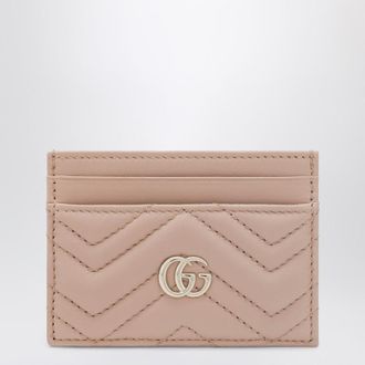 Gucci Pale pink GG Marmont card holder