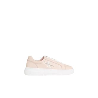 Calvin Klein Sneakers, female, Pink, Size: 9 US Low Leather Sneakers - Roses