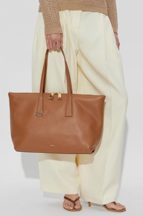 Furla Olivia Large Shopper Bag, Womens, Brown