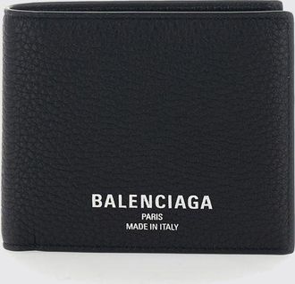 Balenciaga Portafoglio in pelle di vitello con logo