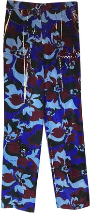 Emilio Pucci Silk Printed Trousers Size XS