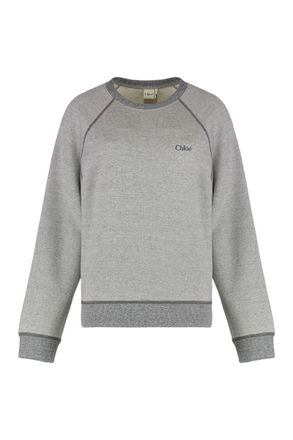 Chloé Cotton Crew-Neck Sweatshirt