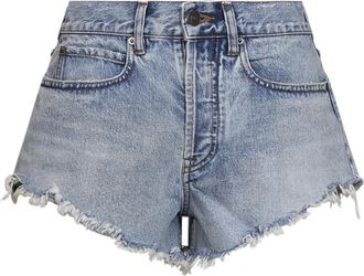 Balenciaga Dames, Korte broeken, Blauw, Maat: W26 Katoen