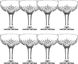 Godinger Set Of 8 Dublin Champagne Coupes
