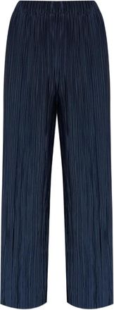 Samsøe & Samsøe Pantaloni Uma con pieghe - Blu