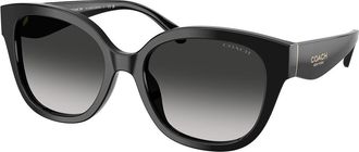 Coach HC8438U CBY94 500287 Womens Sunglasses Black Size 56