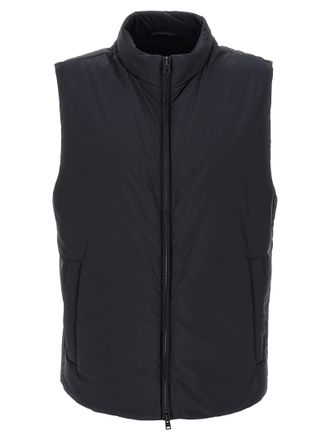 Herno Black Polyamide Sleeveless Mens Jacket