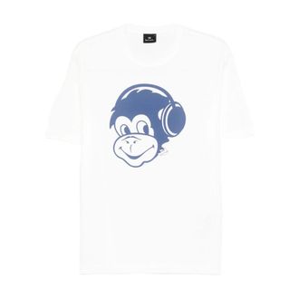 Paul Smith Hombre, Camisetas, Blanco, Talla: S