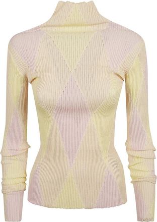 Burberry Turtleneck Truien - Dames - Coltruien - Veelkleurig - XS - Katoen - Truien & Vesten