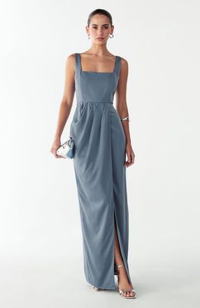 Willa Akron Maxi Dress in Petrol Blue at Nordstrom, Size 12