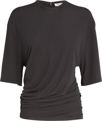 CHRISTOPHER ESBER Top With Side Draping Detail Size S