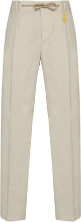 Manuel Ritz Pantalone Tinto - Heren - Slim Fit Broeken - Beige - XL - Leer - Broeken