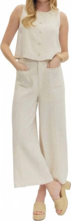 Entro Harbor Breeze Top In Oatmeal