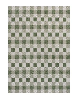 Jonathan Y Designs Jonathan Y Darcy Traditional Geometric Bold Gingham Indoor/Outdoor Area Rug