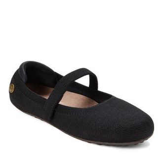 Dearfoams Haddy Sport Knit Flat in Black at Nordstrom, Size 11