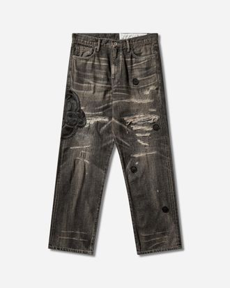 Neighborhood Men s CHITO Savage Denim DP Basic Pants Black