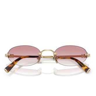 Miu Miu Sunglasses, female, Yellow, Size: 51 MM Mua54S Sunglasses