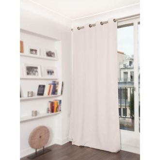 MOONDREAM Cortina ac&uacute;stica ollaoss beige mc634 140lx180h