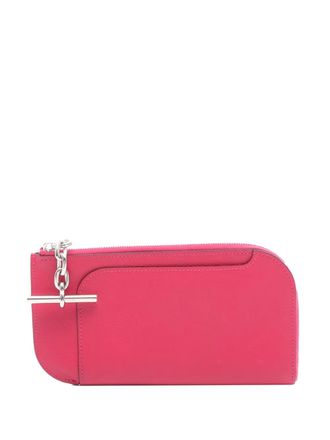 Herm&egrave;s 2021 Evercolor Strap GM pouch - women - Calf Leather/Leather - One Size - Pink