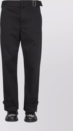 Alexander McQueen cargo pants featuring adjustable cuffs