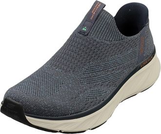 Skechers Mens Edgeride Commissioner Hands Free Slip-in Sneaker, Navy Orange, 6.5 UK