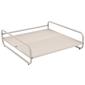 Oviala Estructura para sill&oacute;n modular de jard&iacute;n y otomana beige